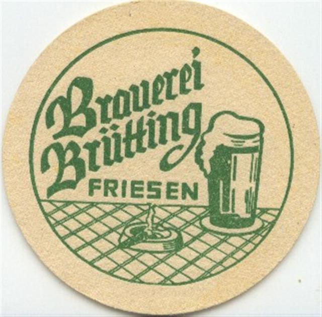 hirschaid ba-by brütting 1a (rund215-brauerei brütting friesen-grün)